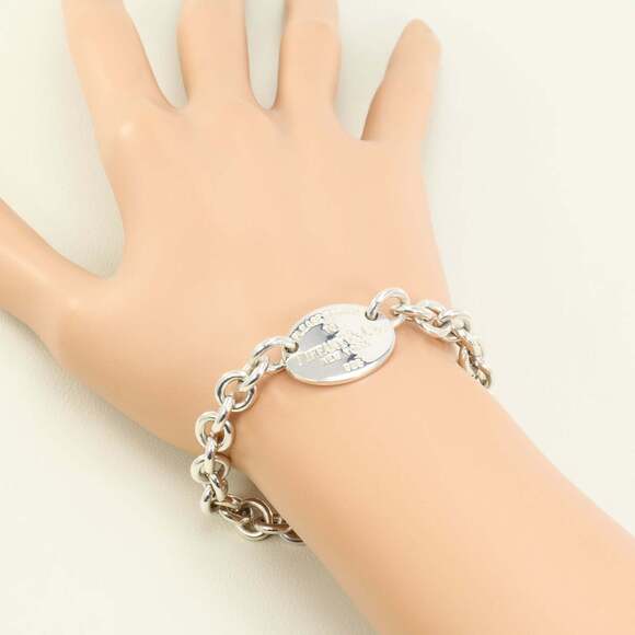 TIFFANY Authentic Silver Charm Bracelet - Picture 4 of 4